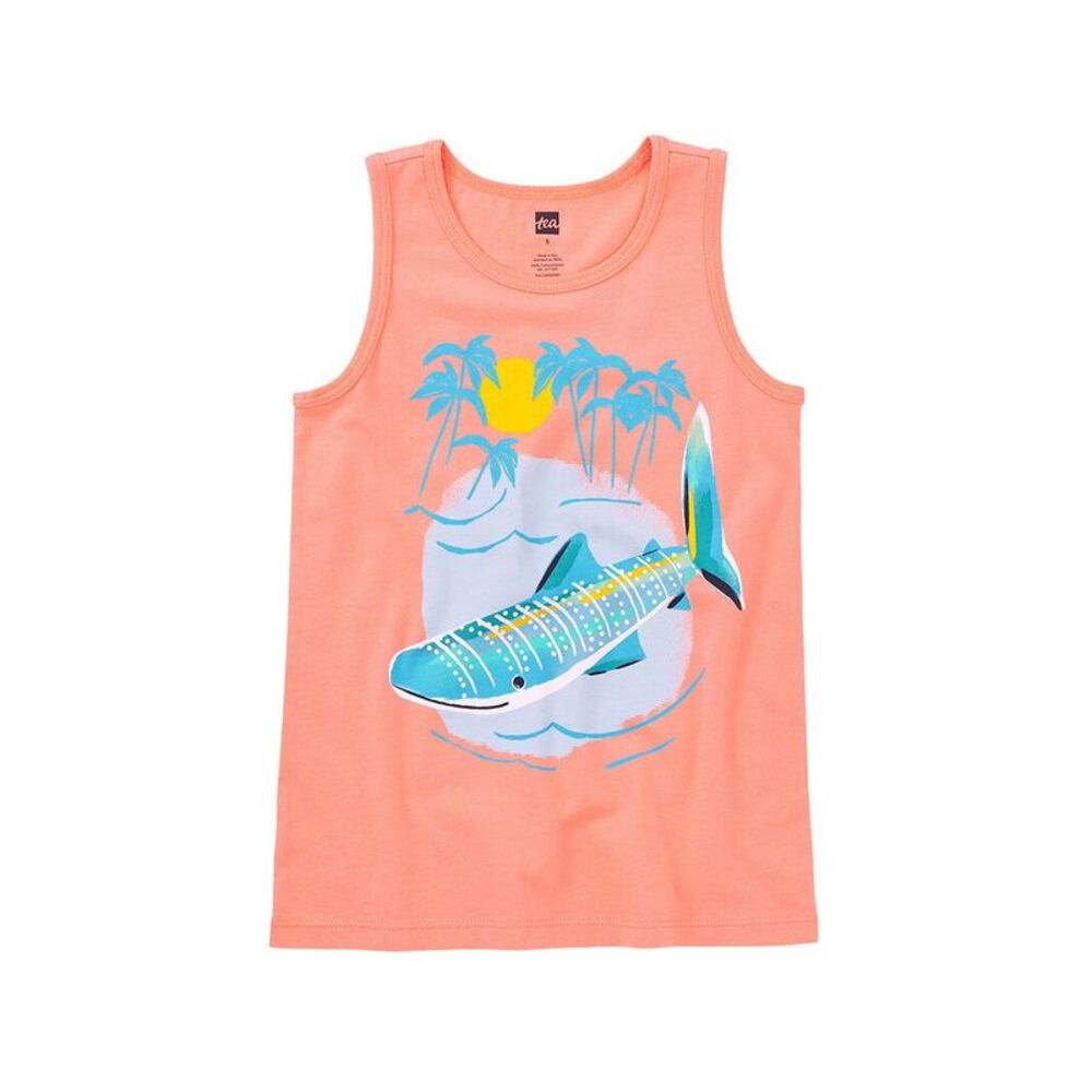 Tea Collection Girls  Whale Shark Tank Top